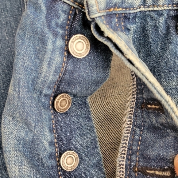 Saint Laurent Mid Rise Button Fly Straight Jeans 34 NWT NEW - Picture 8 of 13